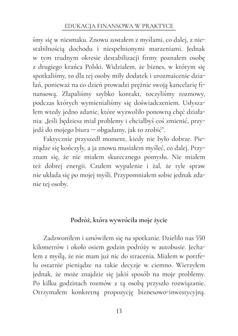Strona 13 bezpłatnego fragmentu książki „Edukacja finansowa w praktyce”