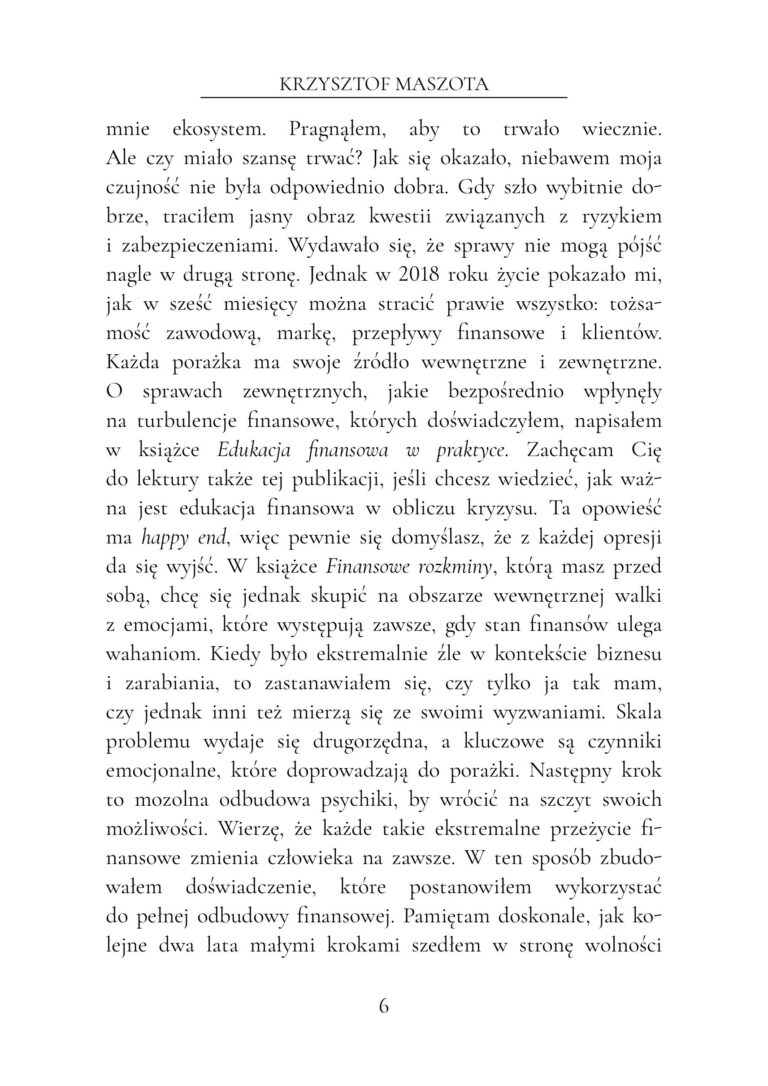 Strona 6 bezpłatnego fragmentu książki „Finansowe rozkminy”