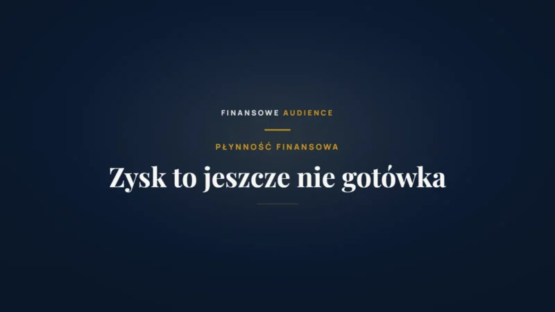 Firma może zarabiać miliony i mimo to zbankrutować